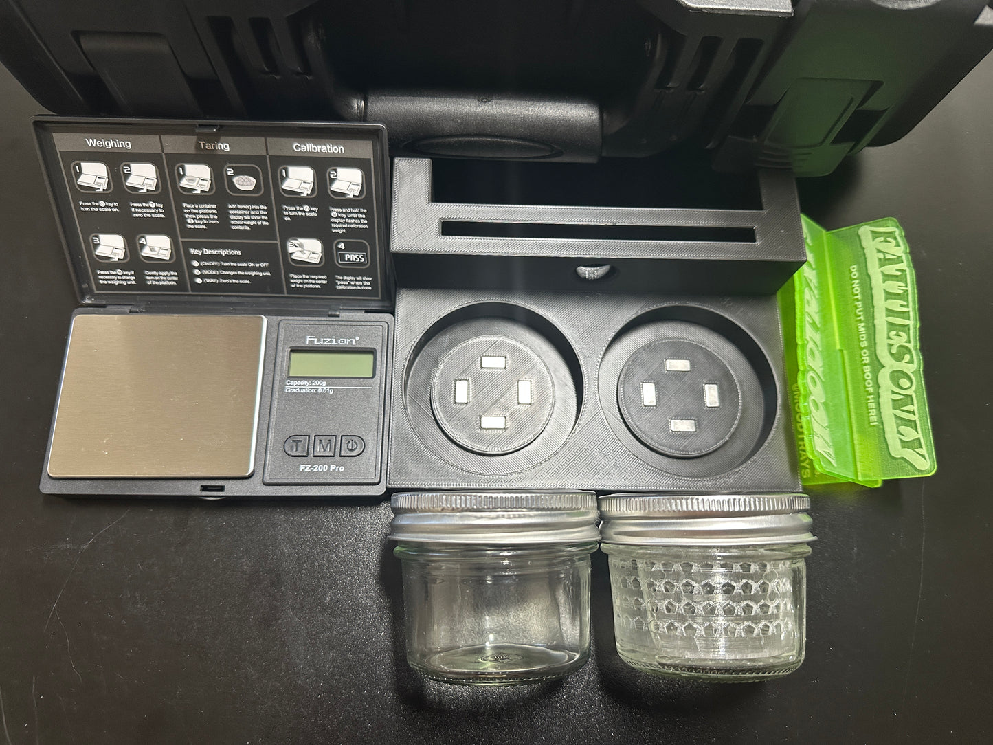 Hard Case Portable Rolling Station